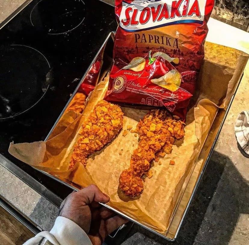 Kuracie prsia v čipsoch